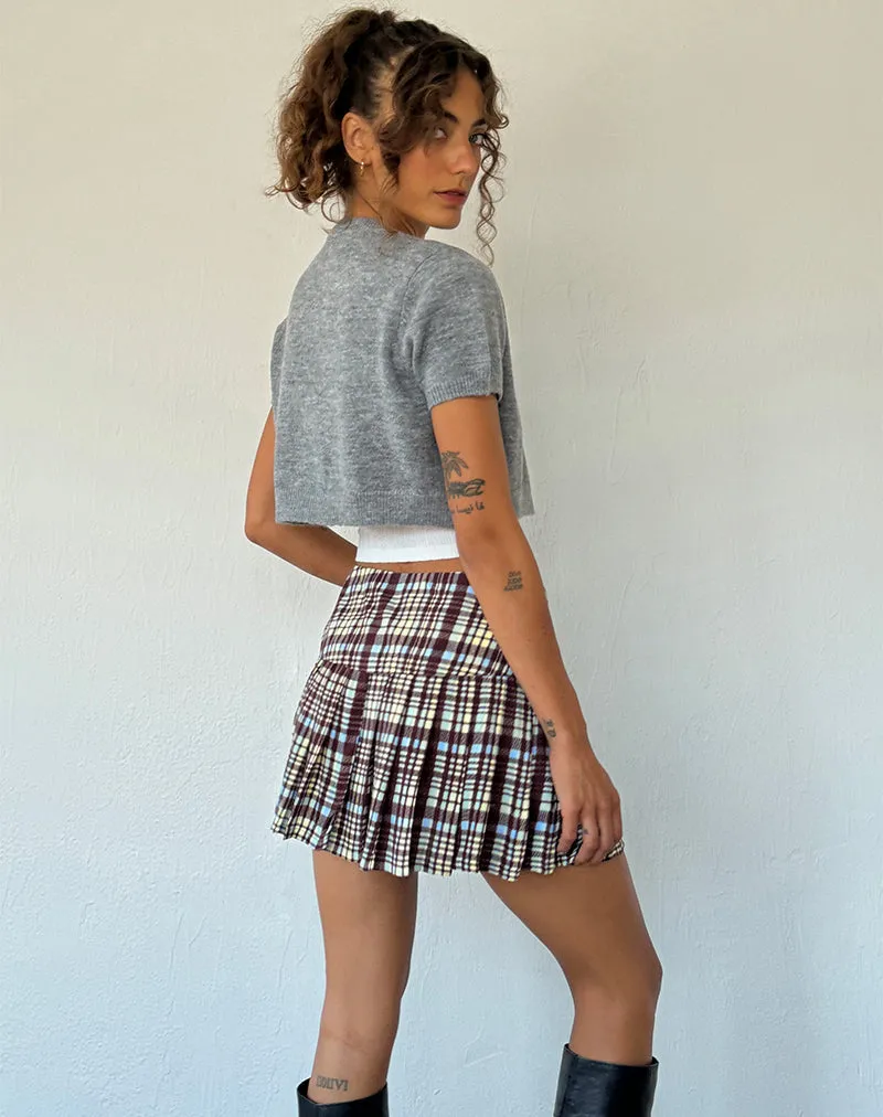 Arella Cropped Cardigan in Knit Grey sold by Motel Rocks product image thumbnail 4