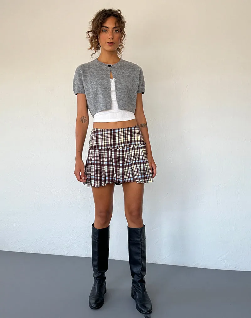 Arella Cropped Cardigan in Knit Grey sold by Motel Rocks product image thumbnail 5