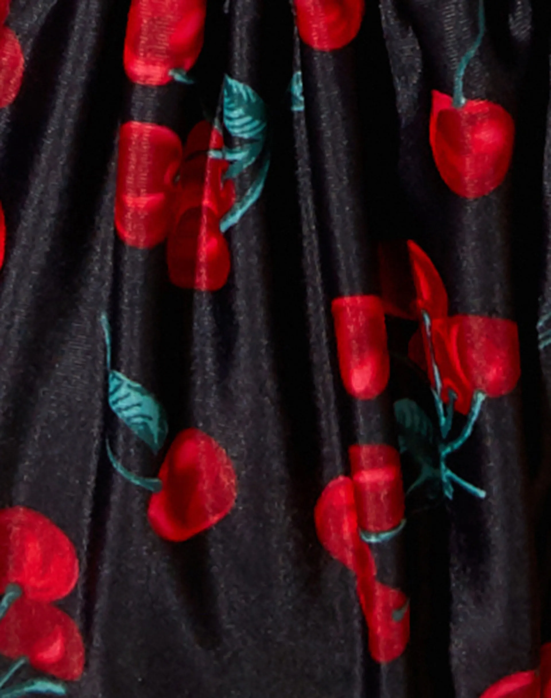 Parmia Bikini Top in Cherries Black sold by Motel Rocks product image thumbnail 5