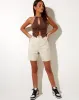 Asmi Crop Top in Deep Mahogany sold by Motel Rocks