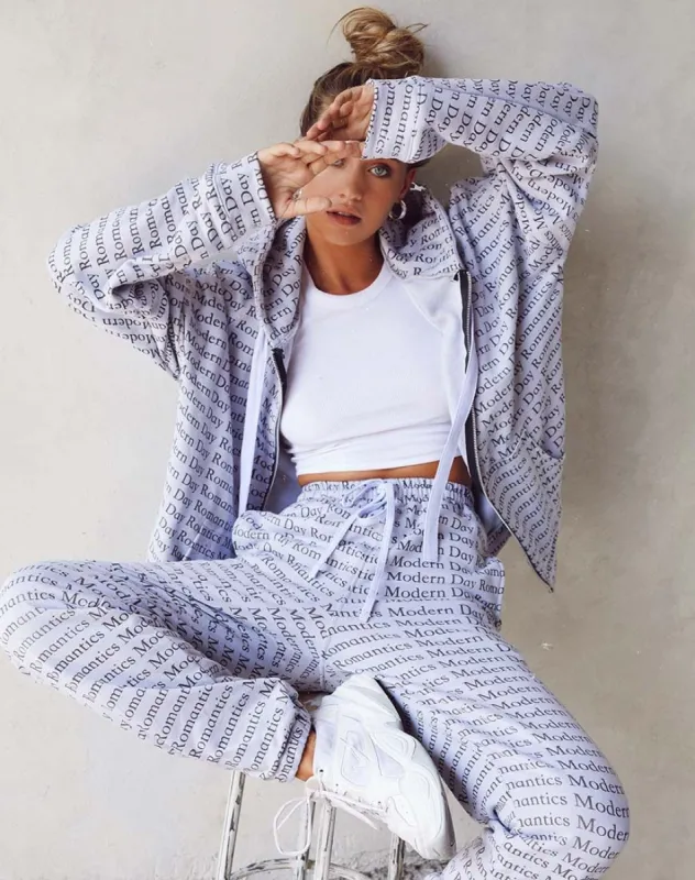 Basta Jogger in Modern Day Romantics Grey sold by Motel Rocks