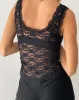 Tahoa Lace Vest in Black sold by Motel Rocks