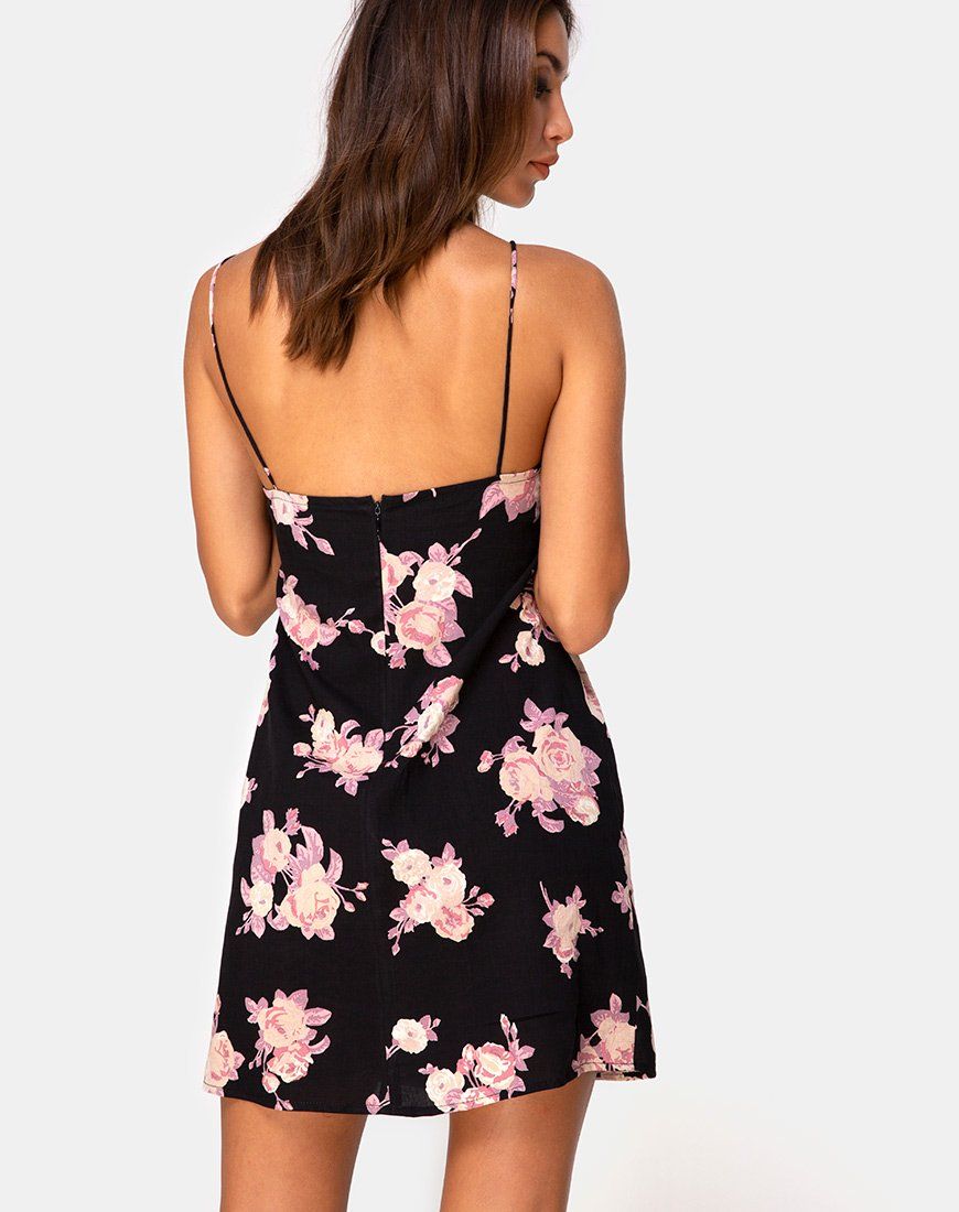 Kumala Slip Dress in Vintage Rose Pink sold by Motel Rocks product image thumbnail 2