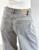Roomy Extra Wide Low Rise Jeans in Grey Wash sold by Motel Rocks
