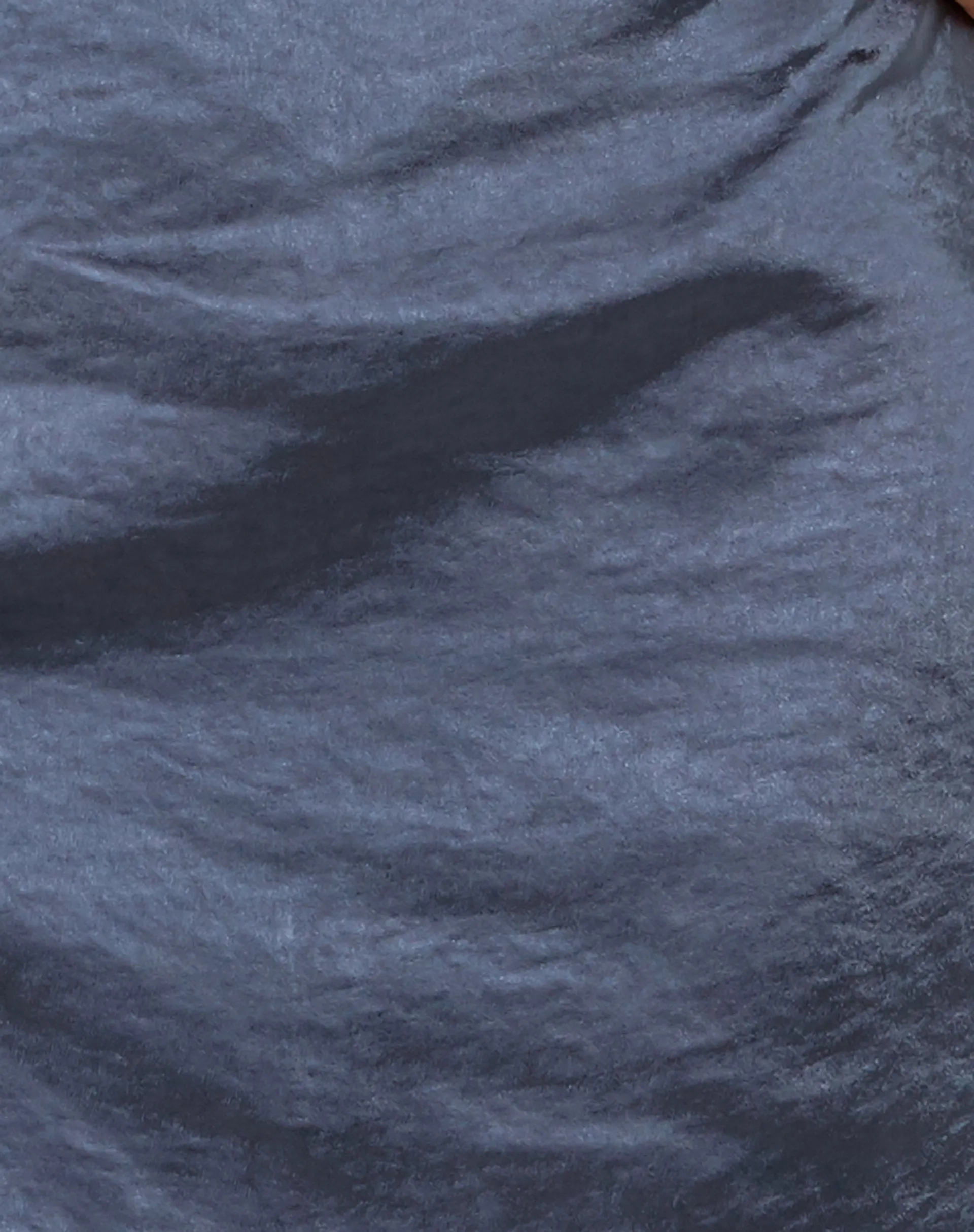 Lemier Mini Dress in Satin Slate Blue sold by Motel Rocks product image thumbnail 5