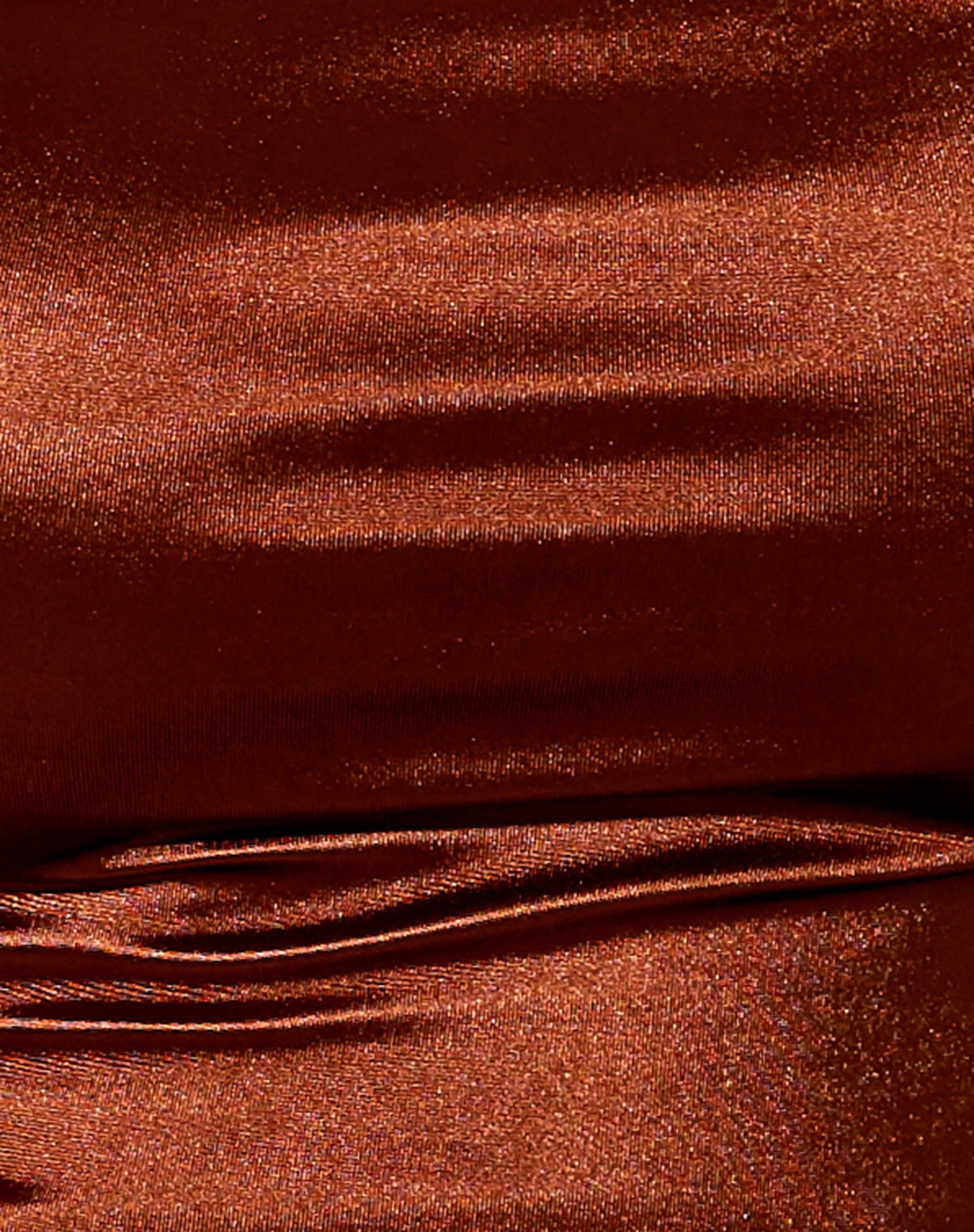 Ozka Crop Top in Satin Chocolate sold by Motel Rocks product image thumbnail 5