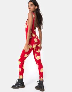 Unitard in Sunny Days sold by Motel Rocks