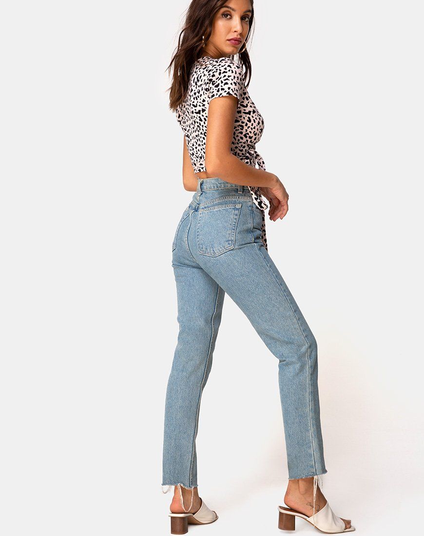 Bilen Crop Top in Wild Thing sold by Motel Rocks product image thumbnail 4