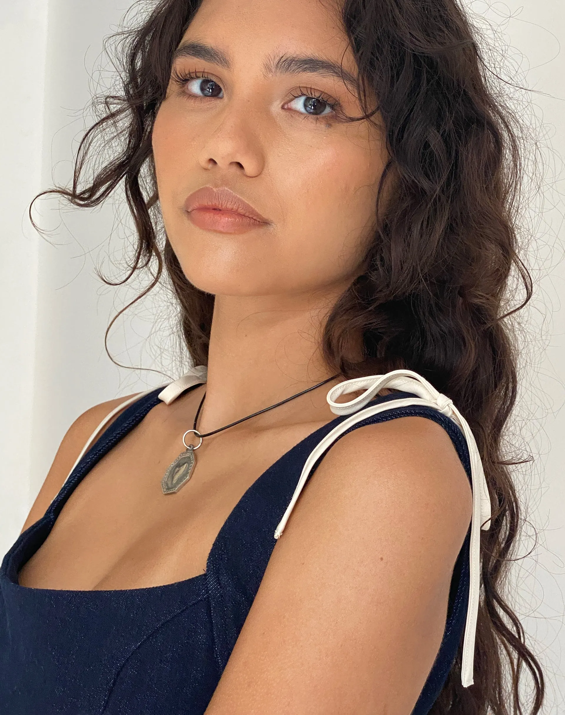 Jatmi Corset Top in Dark Indigo sold by Motel Rocks product image thumbnail 3