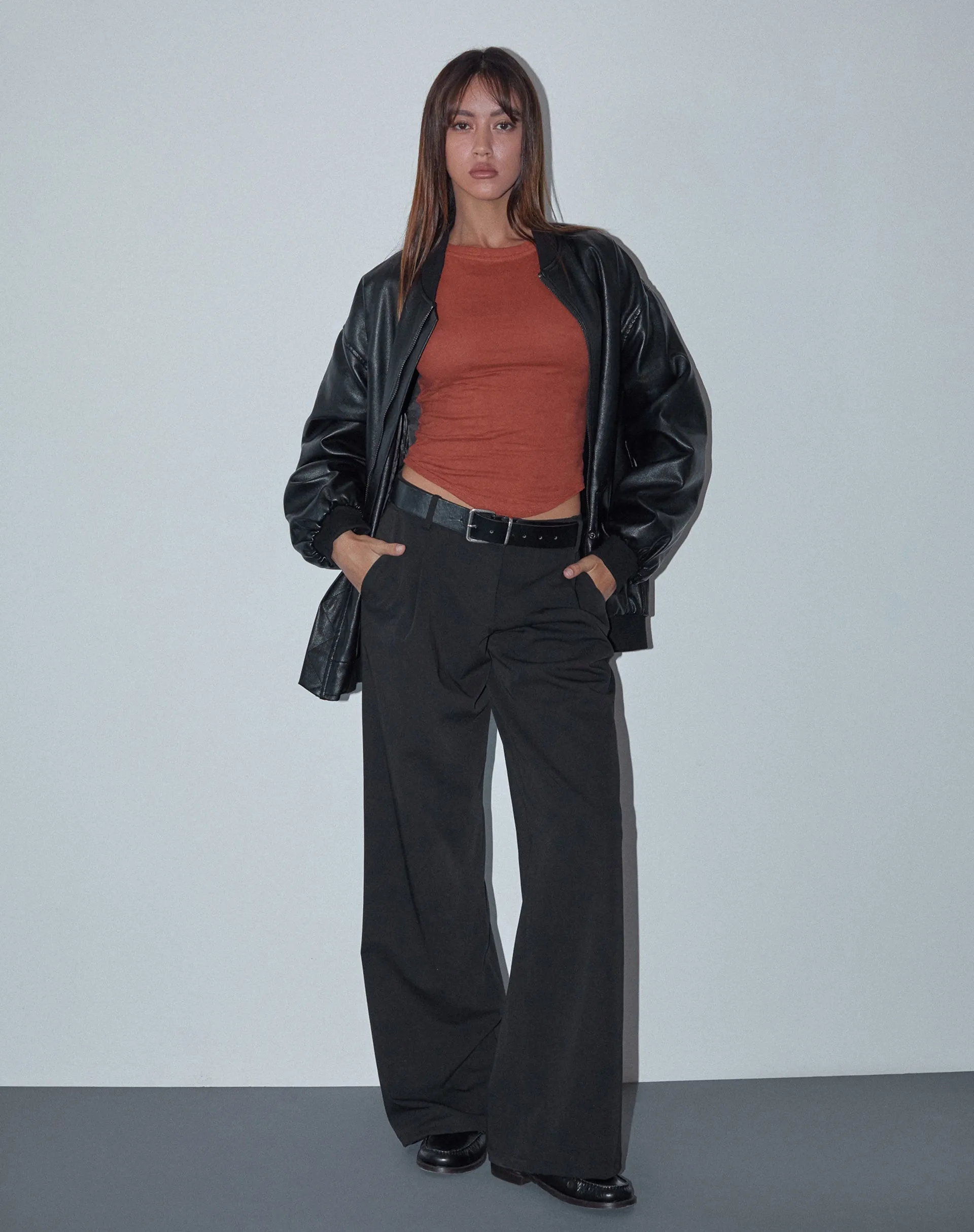 Jojes Jersey Tee in Spice Orange sold by Motel Rocks product image thumbnail 2