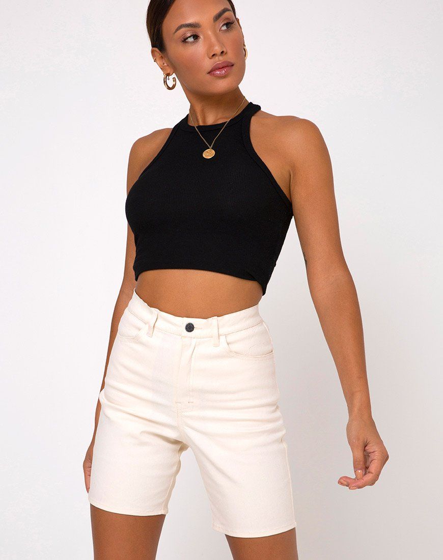 Brianna Pant in Ecru sold by Motel Rocks