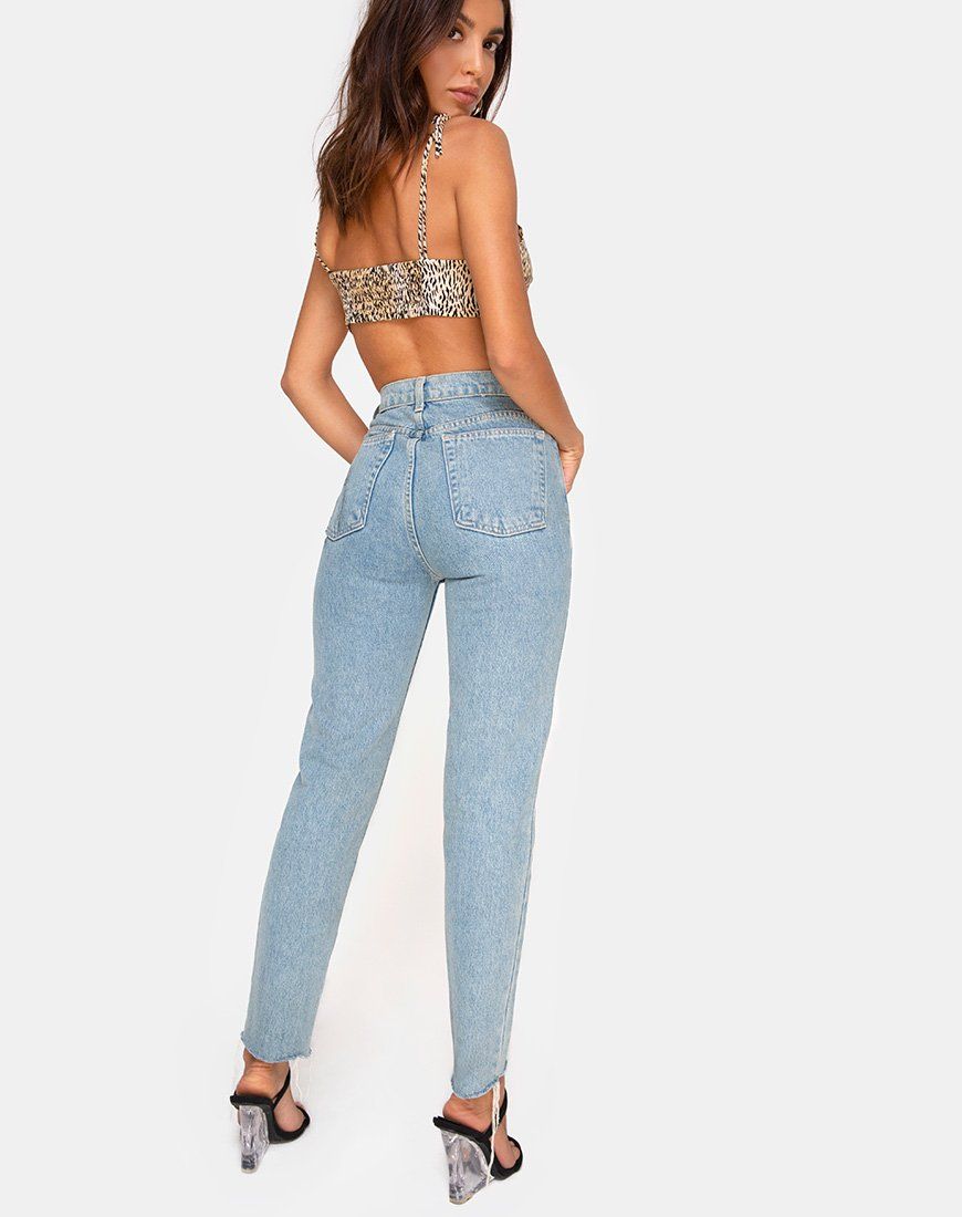 Kave Bralet Top in Mini Tiger sold by Motel Rocks product image thumbnail 4