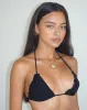Pumyla Bikini Top in Broderie Black sold by Motel Rocks