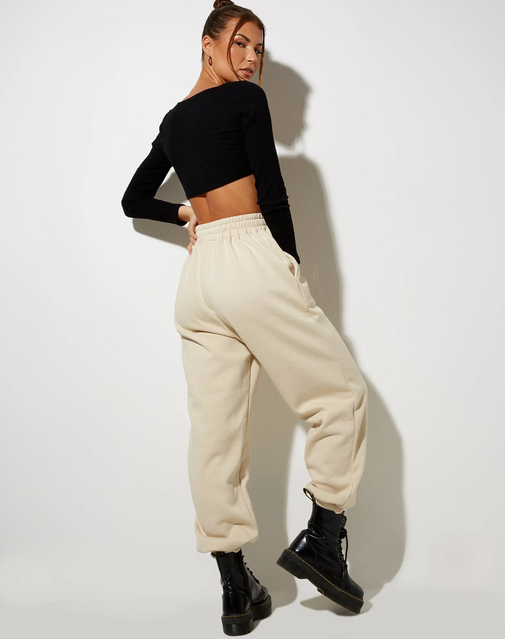 Kelly Shirt in Mesh Taupe sold by Motel Rocks product image thumbnail 5