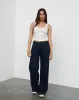 Low Rise Roomy Jeans in Blue Ink sold by Motel Rocks
