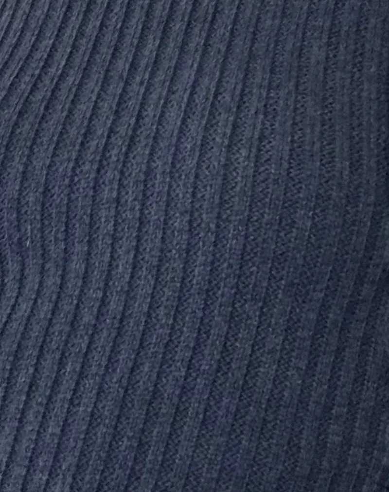 Jiselle Knitted Tank Top in Dark Charcoal sold by Motel Rocks product image thumbnail 5