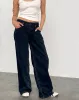 Low Rise Roomy Jeans in Blue Ink sold by Motel Rocks