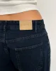 Low Rise Roomy Jeans in Blue Ink sold by Motel Rocks