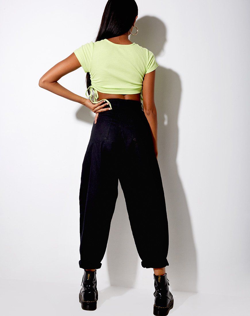 Tiner Crop Top in Lime sold by Motel Rocks product image thumbnail 4