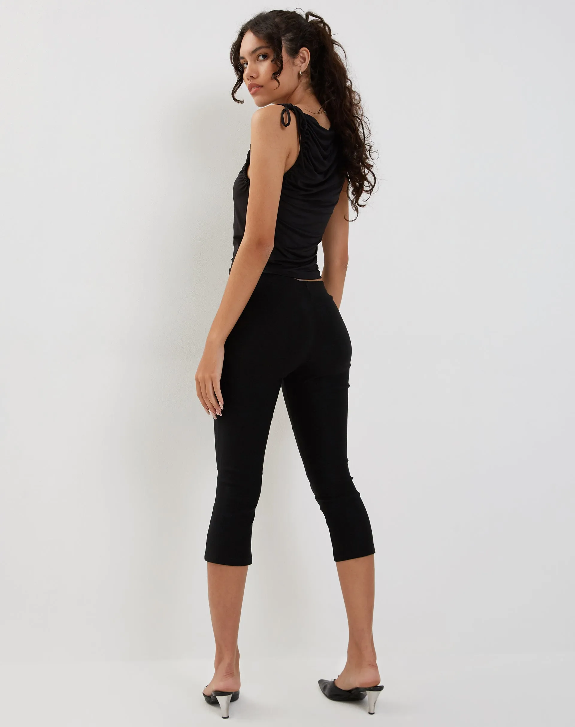 Hagne Vest Top in Black sold by Motel Rocks product image thumbnail 5