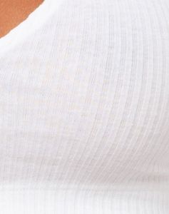 Guan Top in Ivory sold by Motel Rocks