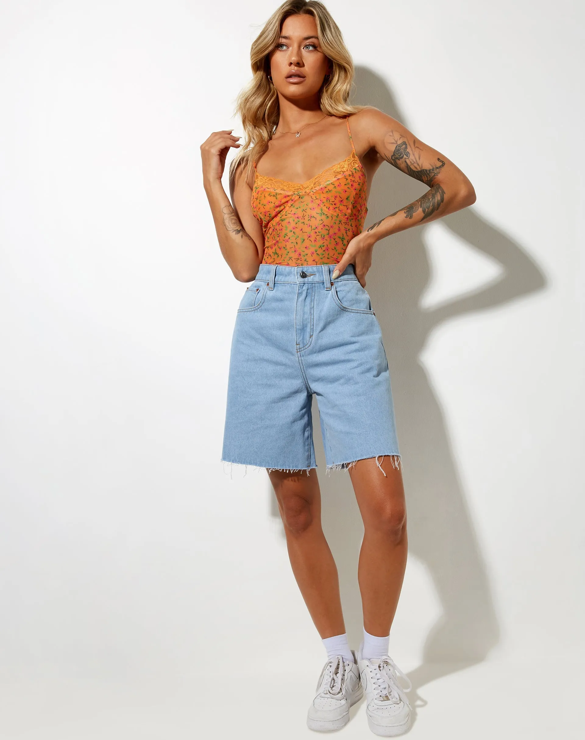 Yenika Crop Top in Summer Sun sold by Motel Rocks product image thumbnail 4