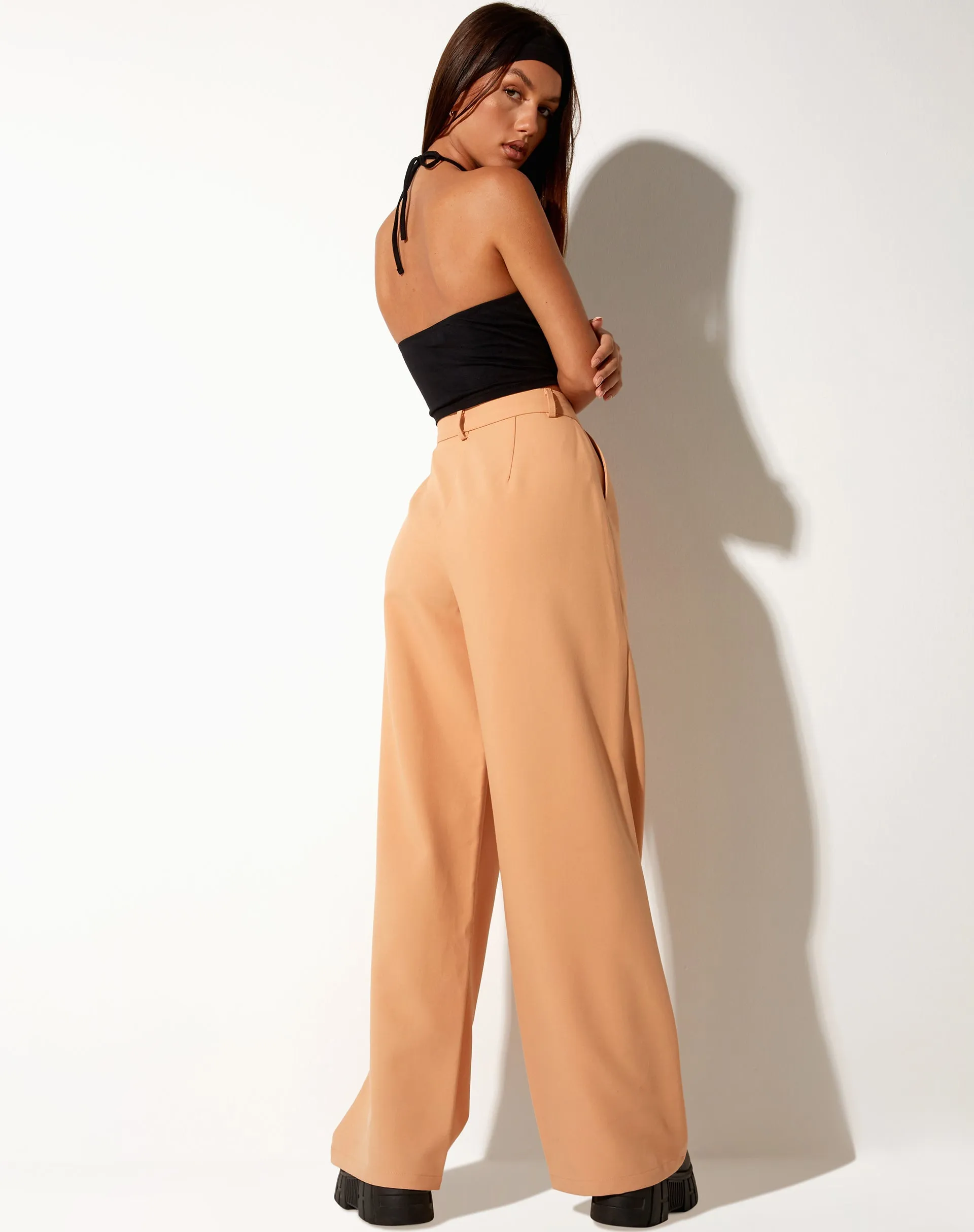Abba Trouser in Washed Peach sold by Motel Rocks product image thumbnail 2