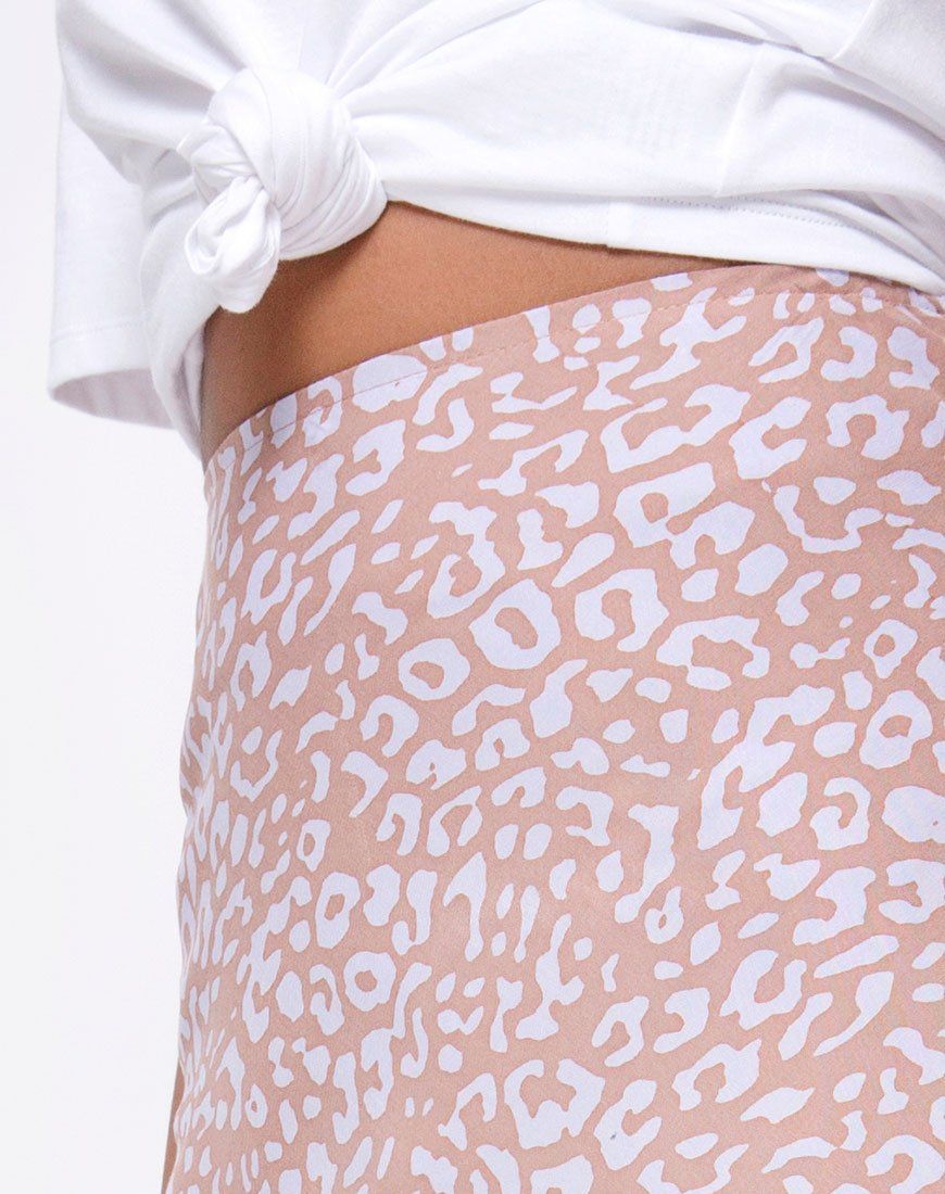 Tauri Midi Skirt in Leopard Spot sold by Motel Rocks product image thumbnail 5
