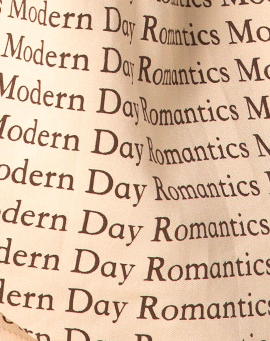 Hawaiian Shirt in Modern Day Romantics Nude sold by Motel Rocks product image thumbnail 5