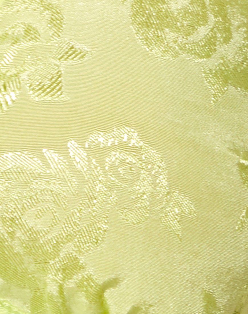 Naya Crop Top in Satin Rose Lime sold by Motel Rocks product image thumbnail 5