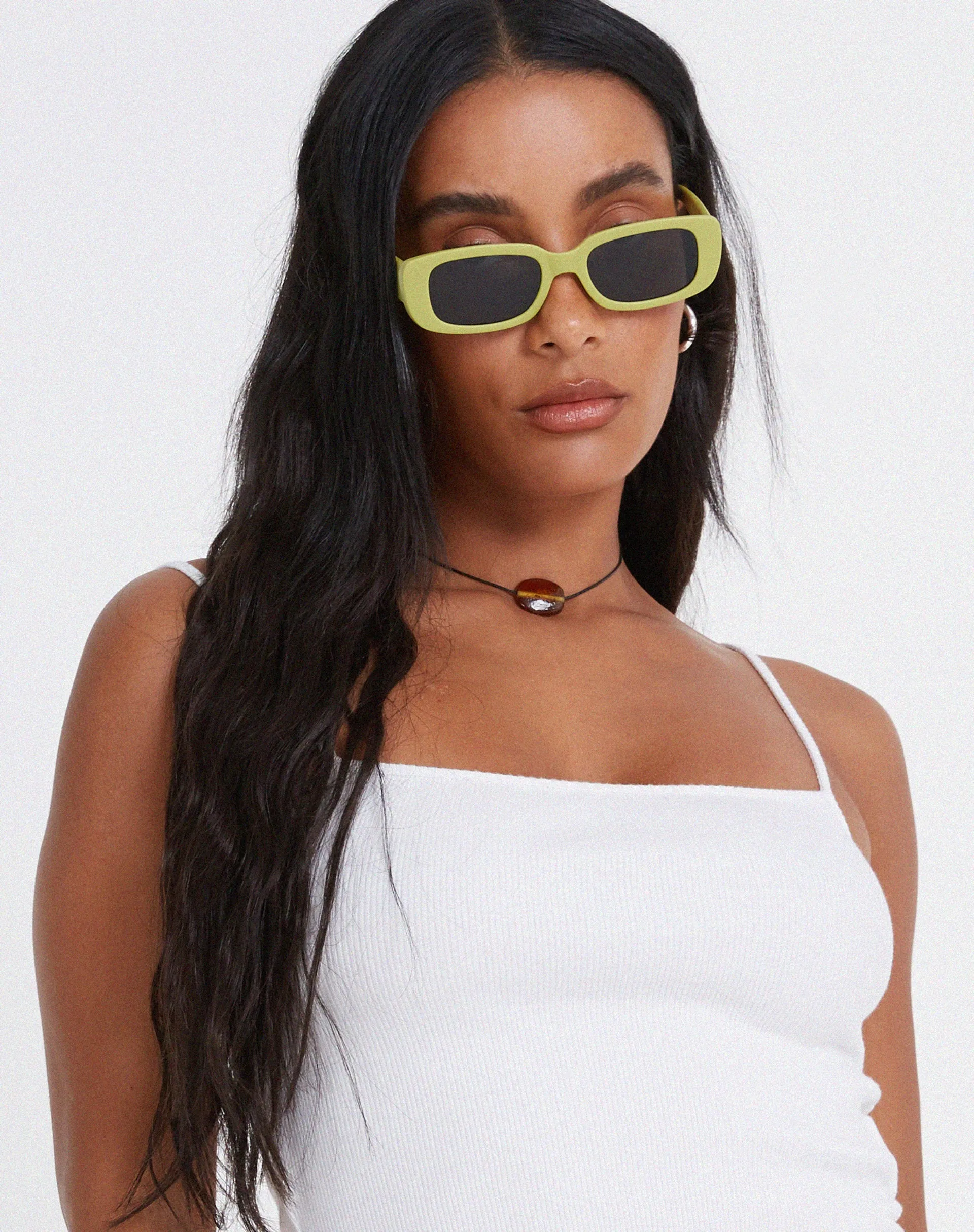Lizzie Sunglasses in Green sold by Motel Rocks