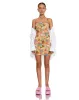 MOTEL X BARBARA Piper Mini Dress in 90s Tropical Collage sold by Motel Rocks