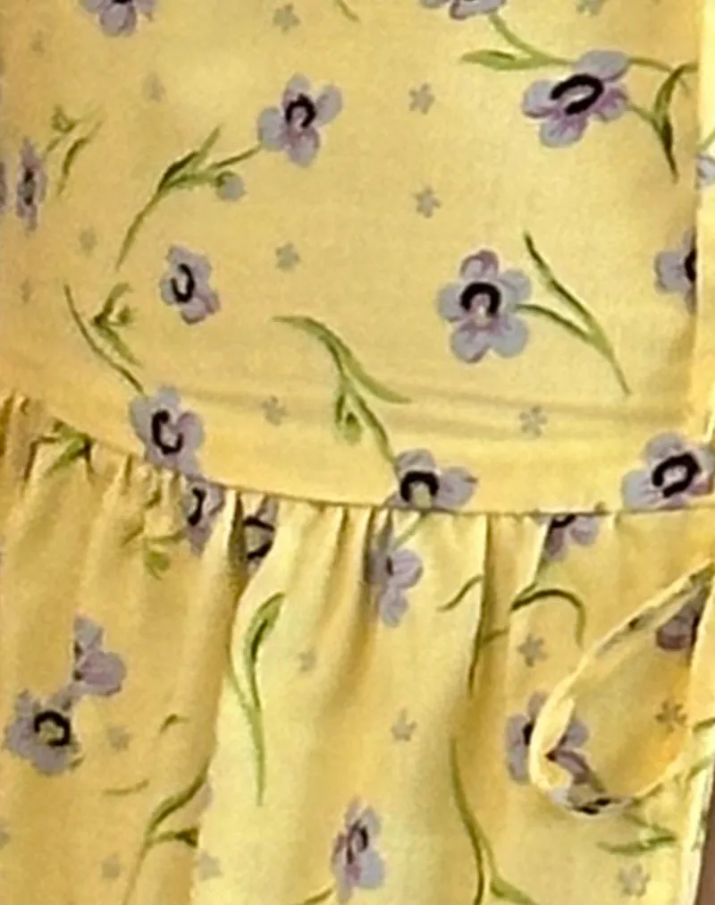 Ajasi Blouse in Wild Flower Lemon Drop sold by Motel Rocks product image thumbnail 5