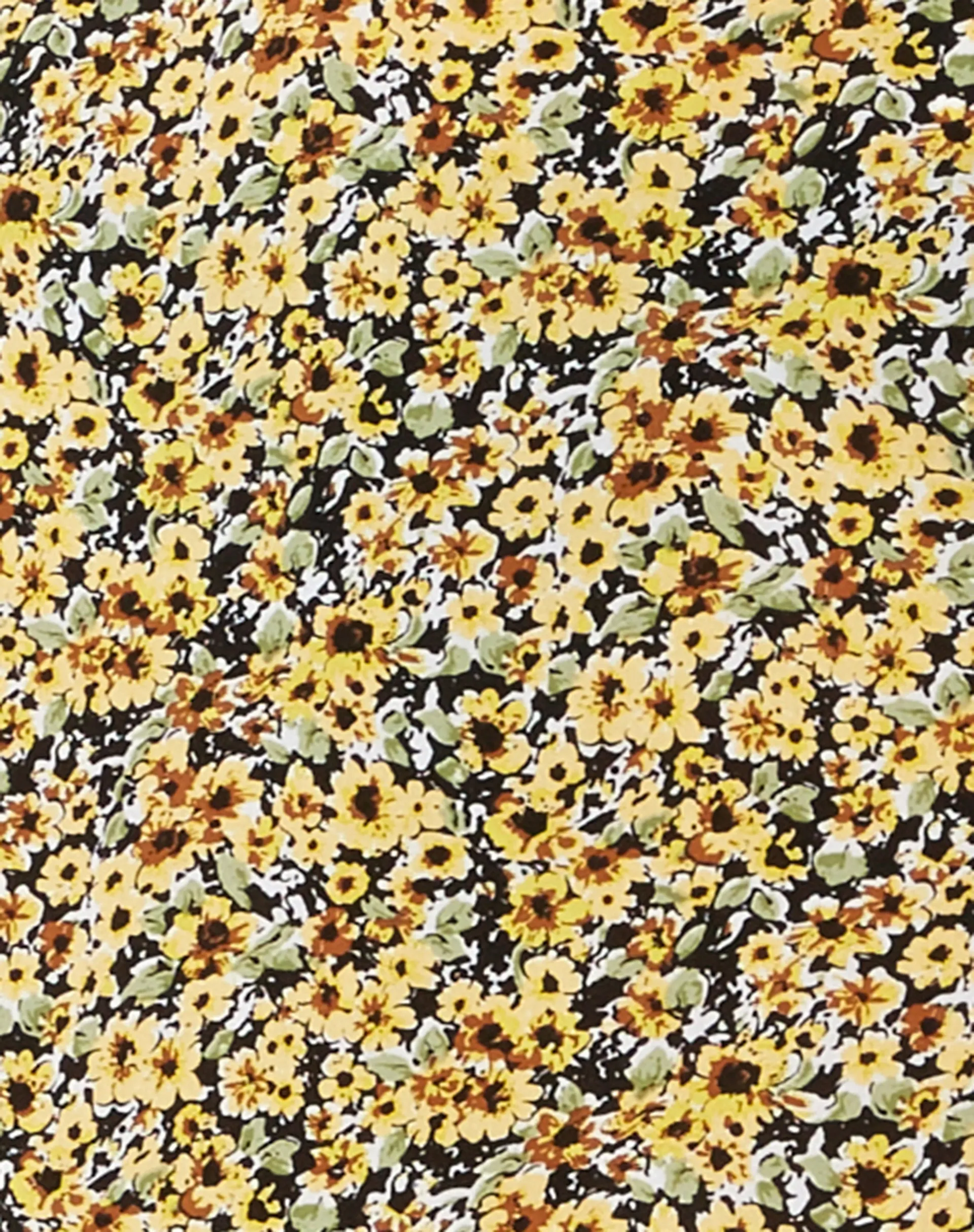 Lona Midi Dress in Spring Ditsy Yellow sold by Motel Rocks product image thumbnail 5