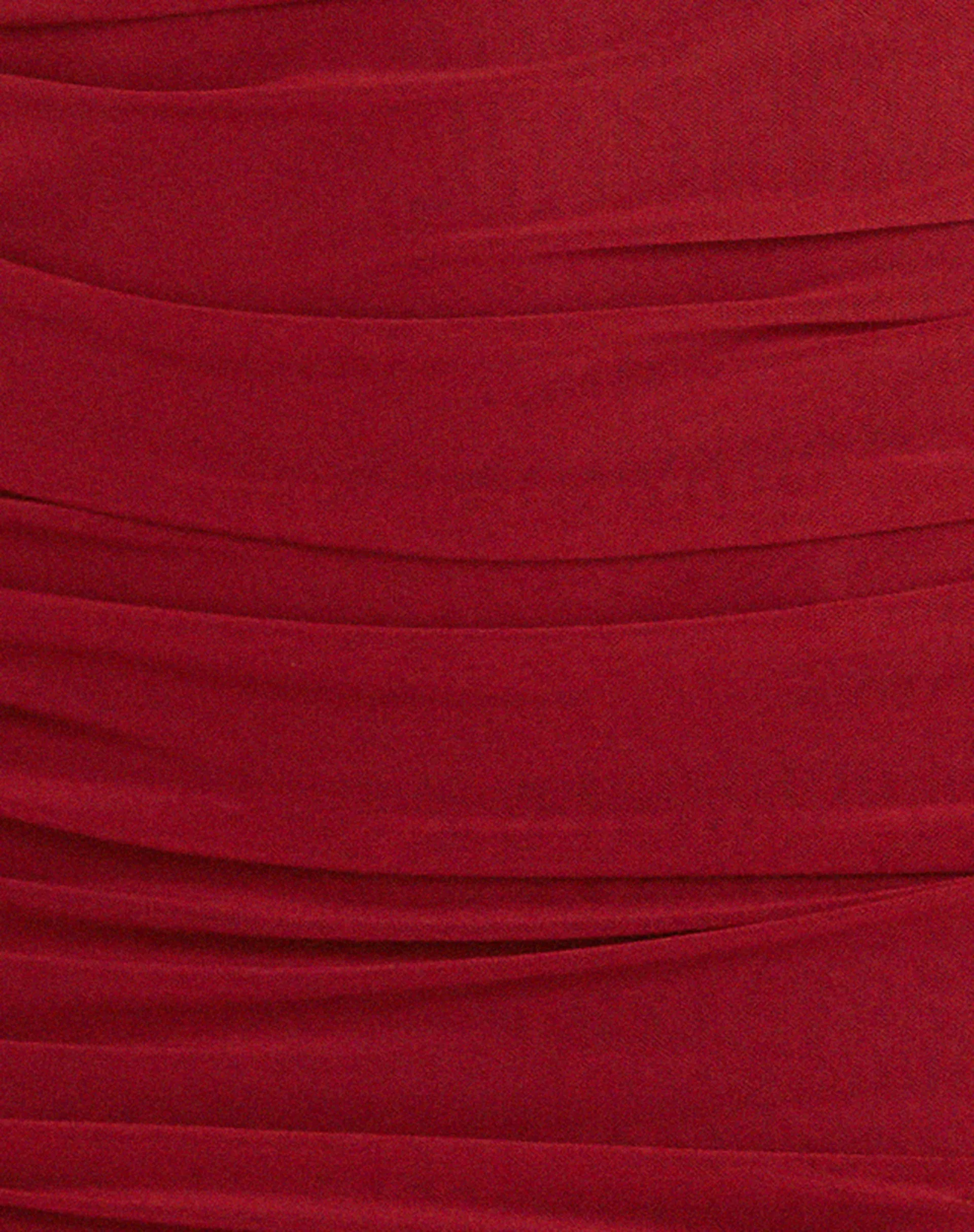 Aspen Long Sleeve Mini Dress in Mesh Burgundy sold by Motel Rocks product image thumbnail 5