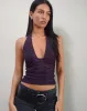 Cosimo Halter Neck Top in Multicolour sold by Motel Rocks