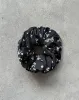Scrunchie in Floral Land Black sold by Motel Rocks
