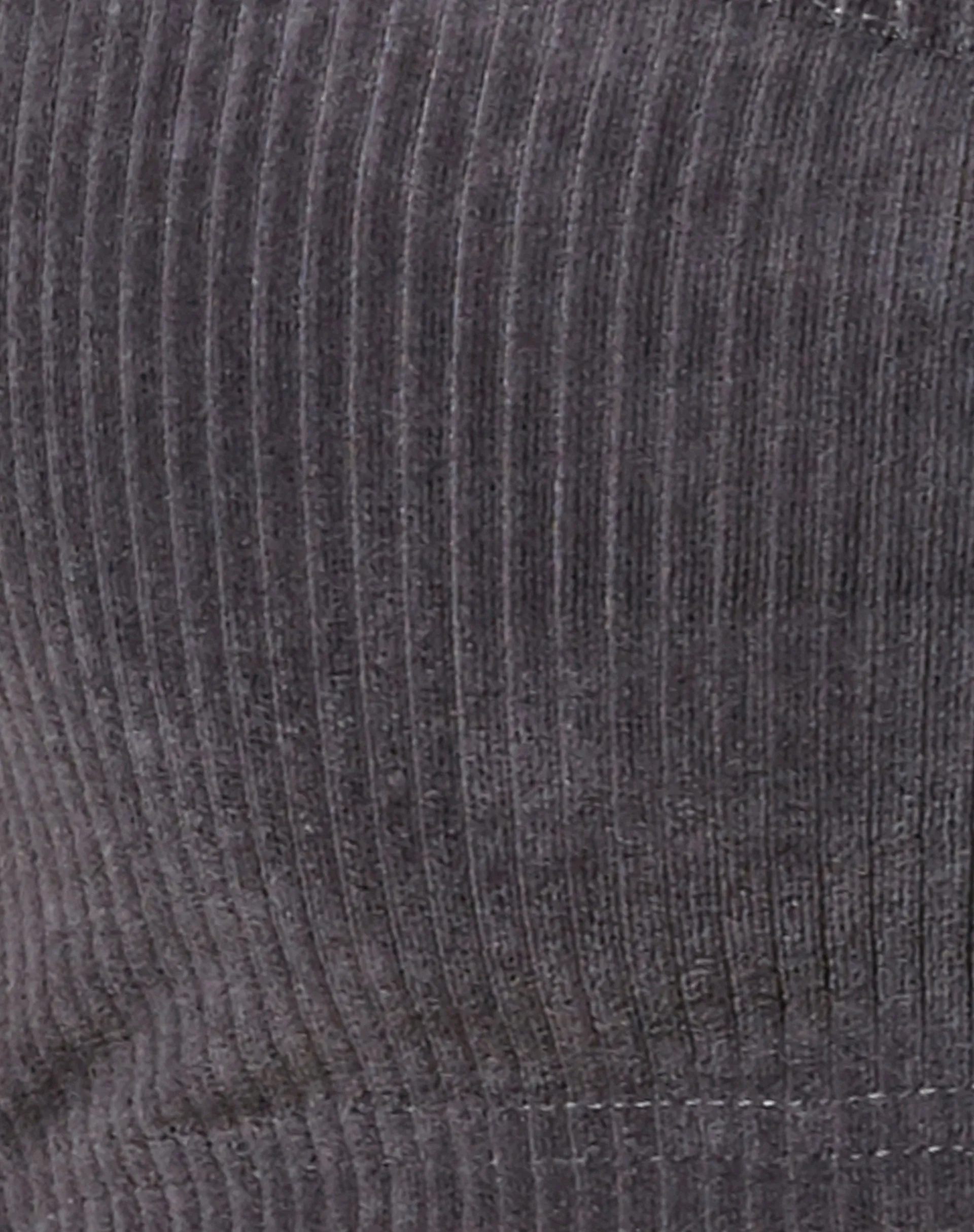 Adda Bralet in Velvet Rib Charcoal Grey sold by Motel Rocks product image thumbnail 5