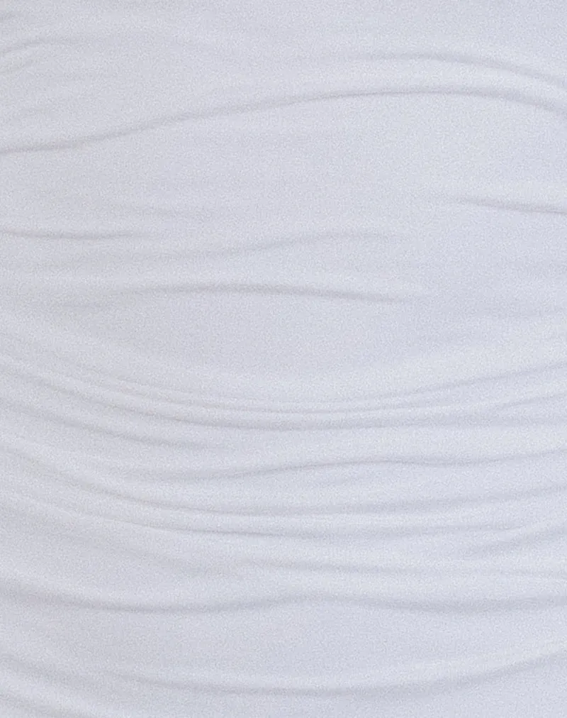 Yasmin Bandeau Mini Dress in Slinky White sold by Motel Rocks product image thumbnail 5