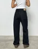 Mid Rise Turn Up Straight Jeans in Indigo sold by Motel Rocks