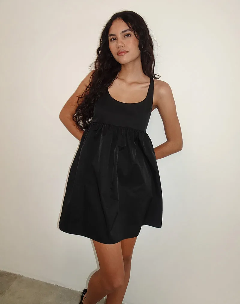 Marona Mini Dress in Black sold by Motel Rocks