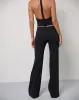 Falita Tailored Trouser in Black sold by Motel Rocks