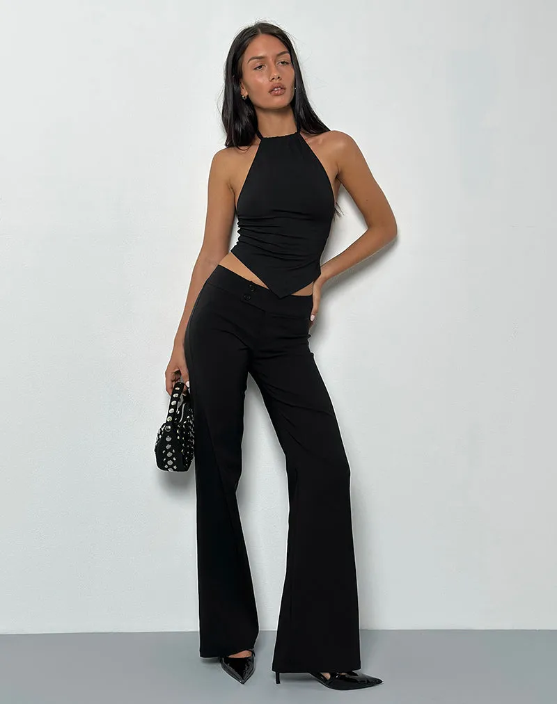 Falita Tailored Trouser in Black sold by Motel Rocks product image thumbnail 5
