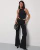 Falita Tailored Trouser in Black sold by Motel Rocks