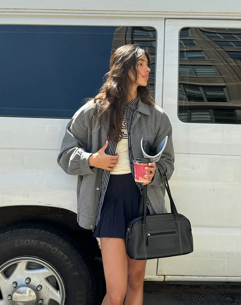 Sutin Tee in Yellow Buttermilk with 5 Emblem and Red Mahogany Binding sold by Motel Rocks product image thumbnail 2