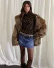Nova Top in Flock Mesh Rar Leopard sold by Motel Rocks