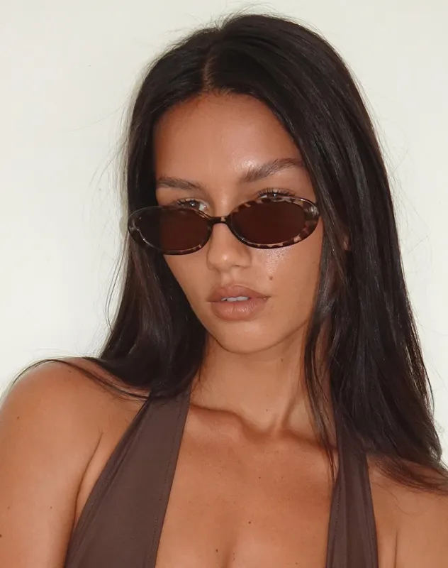 Silveta Sunglasses in Opaque Tortoise Shell sold by Motel Rocks