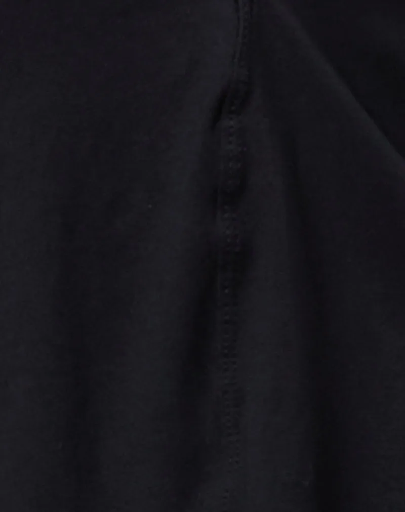 Madge Halter Top in Rayon Jersey Black sold by Motel Rocks product image thumbnail 5