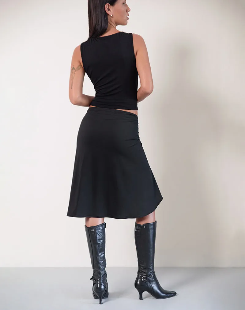 Esmeray Midi Skirt In Black sold by Motel Rocks product image thumbnail 3