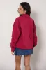 Vita Bomber Jacket in Adrenaline Red sold by Motel Rocks
